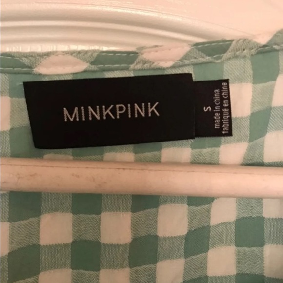 Minkpink Sage Gingham Top - Picture 7 of 8